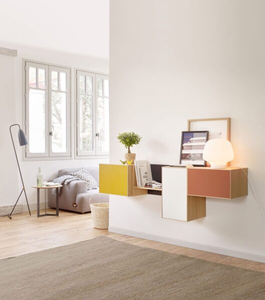 Lauki 03 Roble Organic / Graphite / Brick / Ochre / Blanco-280692