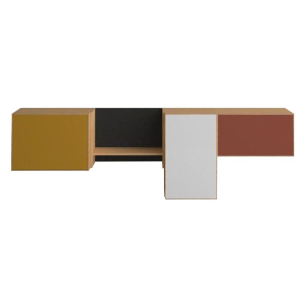 Lauki 03 Roble Organic / Graphite / Brick / Ochre / Blanco-0