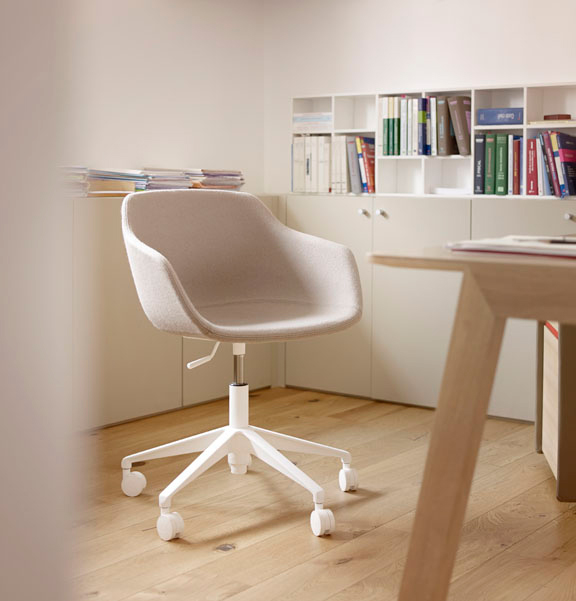 Silla Kuskoa Bi Oficina Tapizada-139730