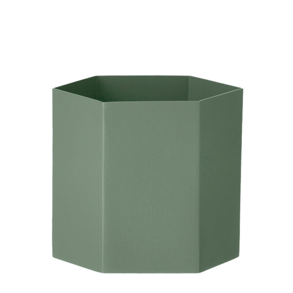 Macetero Hexagon Dusty Green L ER-0