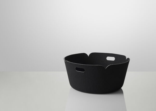 Cesta Almacenaje Restore Round Negro ER-146510