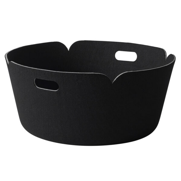 Cesta Almacenaje Restore Round Negro ER-0
