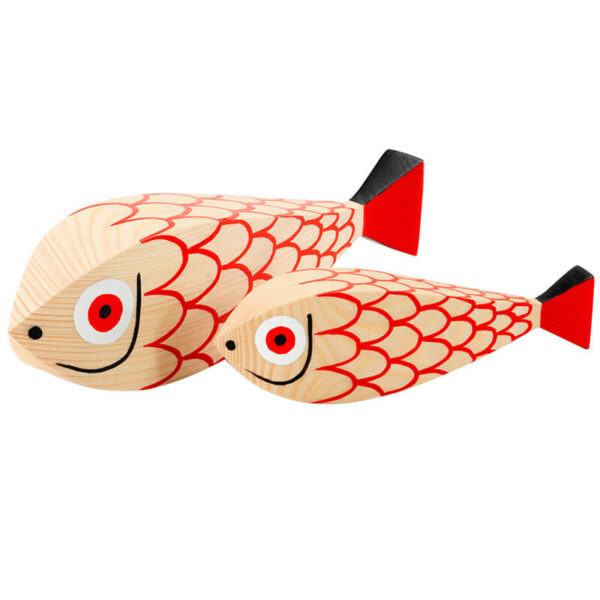 Wooden Doll Mother Fish & Child ER-0