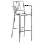 Taburete 1006 Navy Collection High Arms-153823