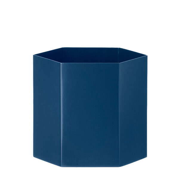 Macetero Hexagon L Azul ER-0