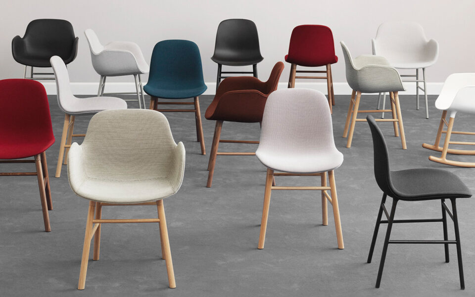 Silla Form Tapizada Madera-157877