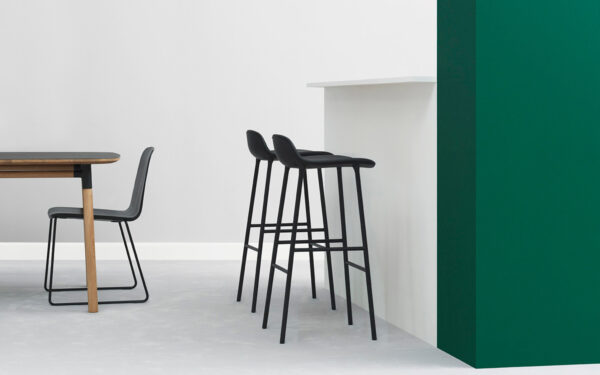 Taburete Form Tapizado Metal -157987