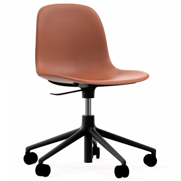 Silla Form Tapizada Giratoria Con Ruedas-158443