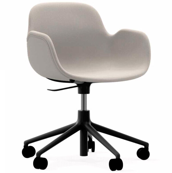 Silla Form Arms Tapizada Giratoria Con Ruedas-158487