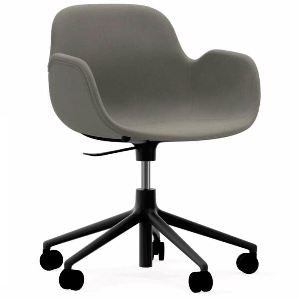 Silla Form Arms Tapizada Giratoria Con Ruedas-158490