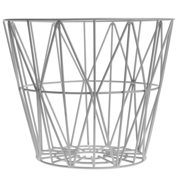 Cesta Wire Light Grey L ER-0