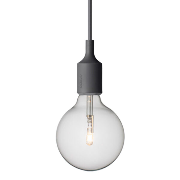Lámpara E27 LED Gris Oscuro ER-178717