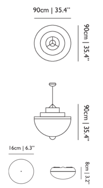 Lámpara Meshmatics Chandelier-309169