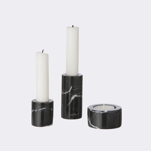 Portavelas Mármol Tealight Verde ER-202756