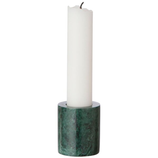 Portavelas Mármol Tealight Verde ER-0