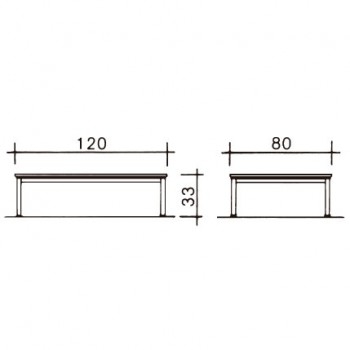 10 Table en tube basse Outdoor-249713