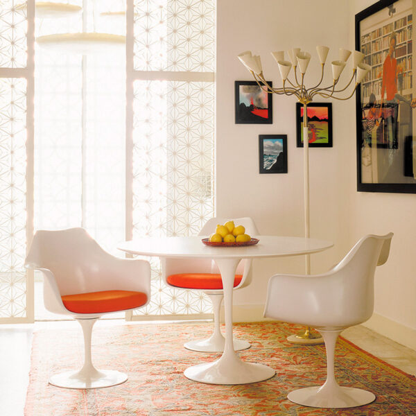 Mesa Saarinen Round 120 Blanco ER-206220