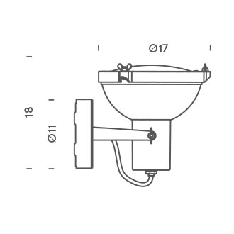 Lámpara Projecteur 165 Wall-206789