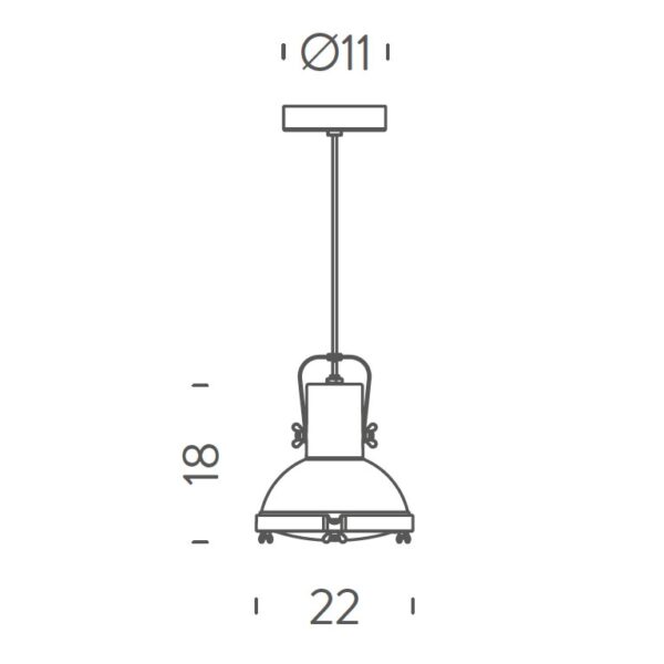 Lámpara Projecteur 165 Pendant-206880
