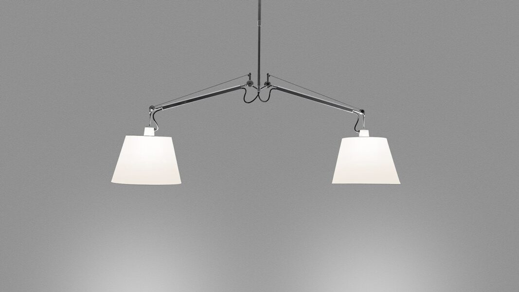 Lámpara Tolomeo Basculante 2 Brazos Pendant-220306