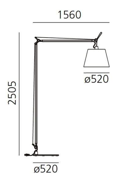 Lámpara Tolomeo Maxi Floor-219348