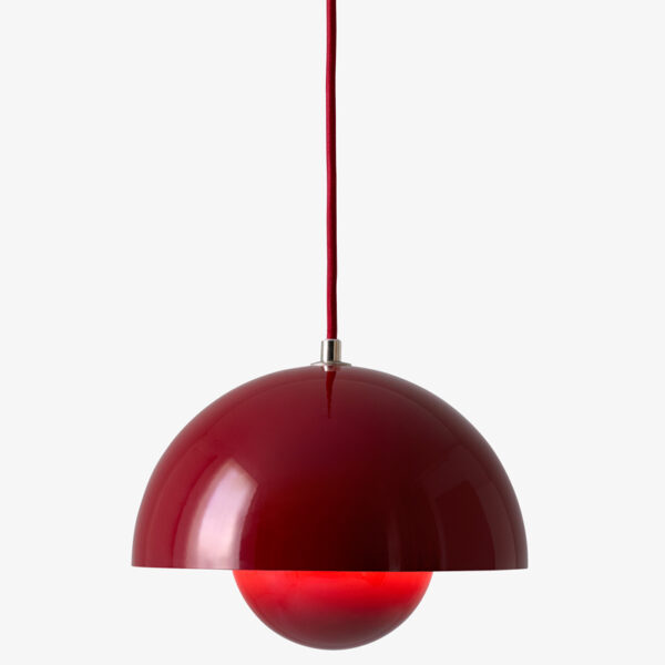 Lámpara Flowerpot VP1 Rojo Oscuro ER-221595