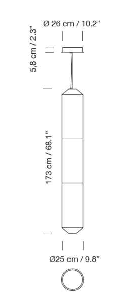 Lámpara Tekiò Vertical-222786