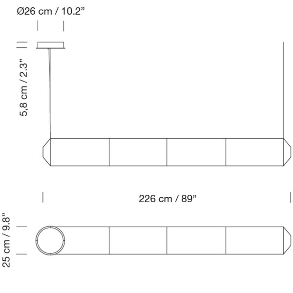 Lámpara Tekiò Horizontal-222808