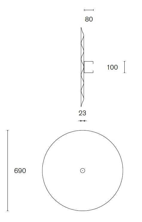 Lámpara Alma w171w Wall-223816