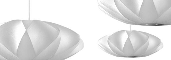 Lámpara Nelson Saucer Crisscross Bubble Pendant-229782