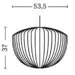 Lámpara Nelson Apple Bubble Pendant-247771