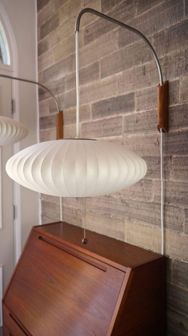Lámpara Nelson Saucer Wall Sconce Cabled-229956