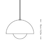 Lámpara Flowerpot VP1 Blanco Mate ER-242712