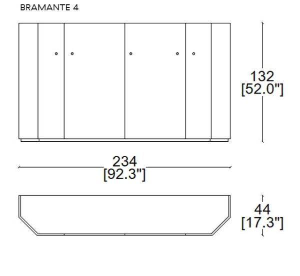 Aparador W51 Bramante-254419
