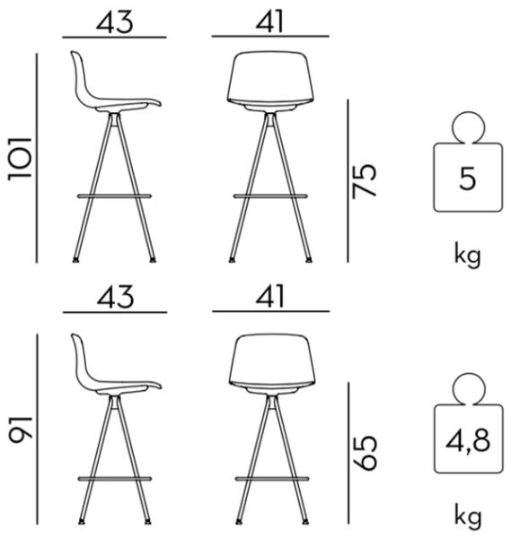 Taburete Varya Tapiz-247159