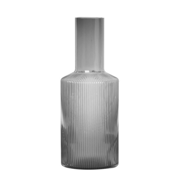 Ripple smoked Grey Carafe QD-248734