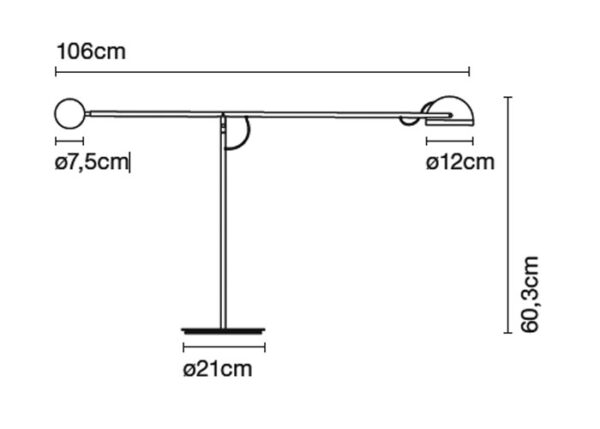 Lámpara Copérnica Table-251145
