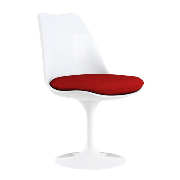 Silla Tulip Blanco / Rojo ERF-0