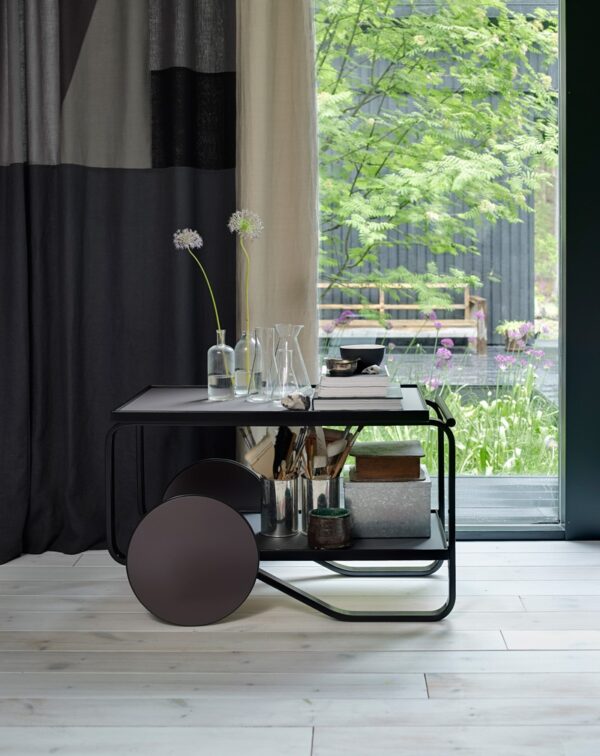 Tea Trolley 901 Linóleo Pardo Oscuro / Carbón - Negro ER-268034