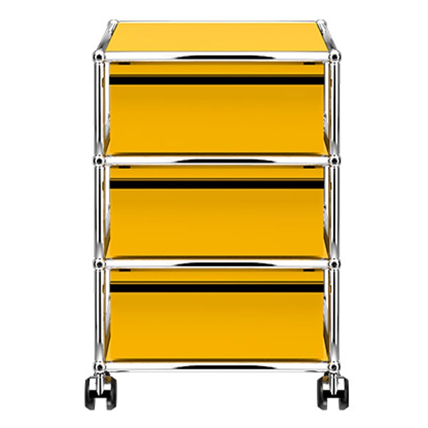 Cajonera Haller 3 Cajones Amarillo Oro ERF