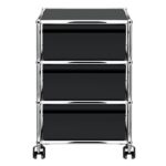 Cajonera Haller 3 Cajones Negro Grafito ERF