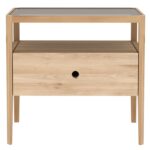 Mesita de Noche Spindle Roble ER