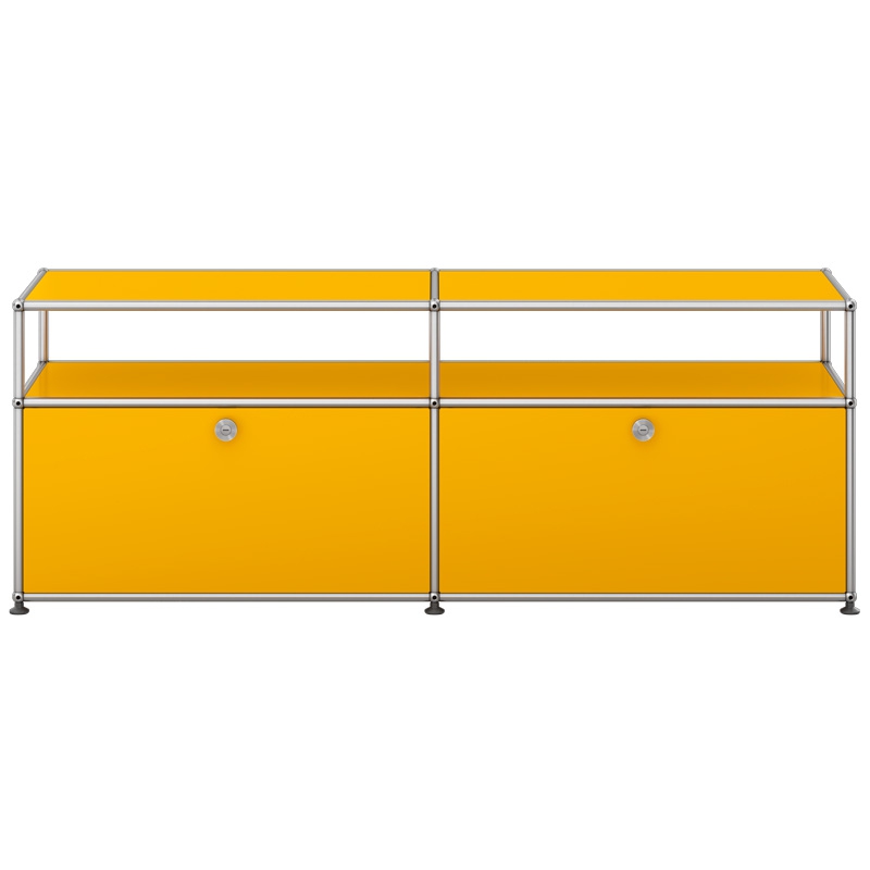 Aparador Haller 2 Módulo Auxiliar Amarillo ERF