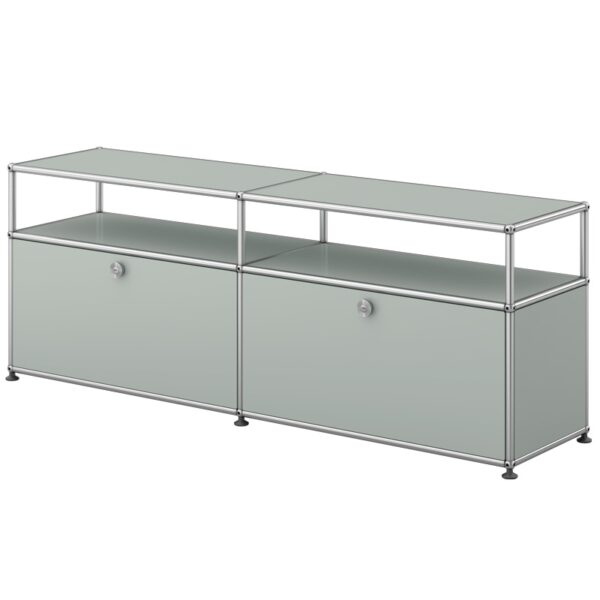 Aparador Haller 2 Módulo Auxiliar Gris Claro ERF-346381