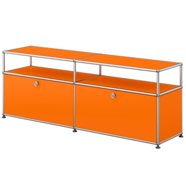 Aparador Haller 2 Módulo Auxiliar Naranja ERF-346395