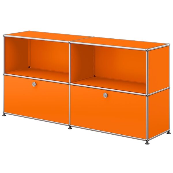Aparador Haller Módulo 4 / 2 Puertas Inferiores Naranja ERF-345488