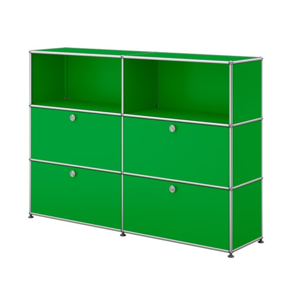 Aparador Haller Módulo 6 High 4 P Verde ERF-344753