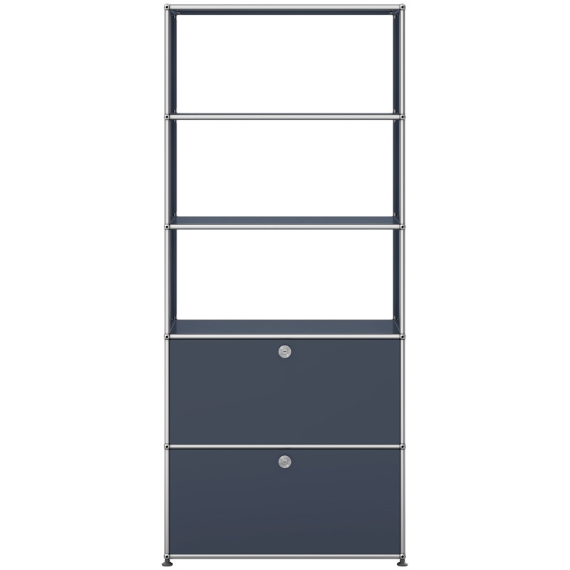 Estantería Haller Bookcase 700 Gris Antracita ERF-0