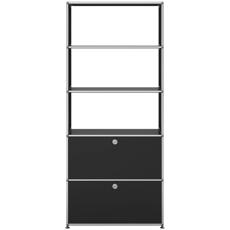 Estantería Haller Bookcase 700 Negro Grafito ERF-0