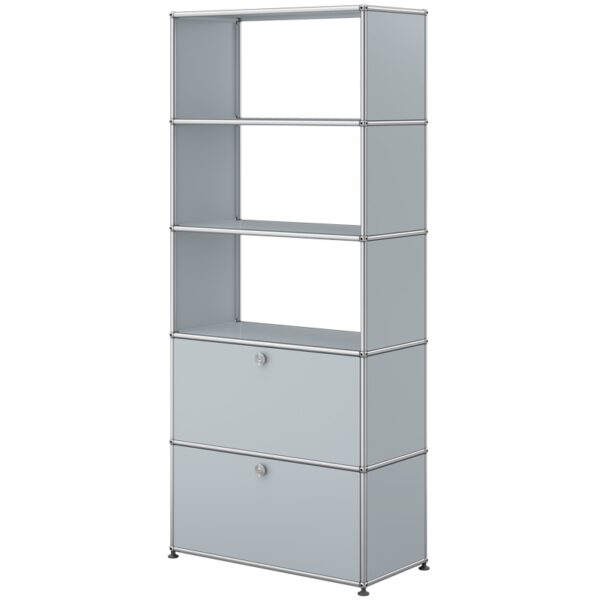 Estantería Haller Bookcase 700 Plateado Mate ERF-347715
